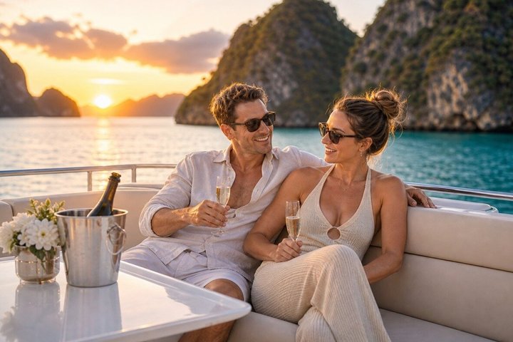 Luxe catamaran cruise naar Phi Phi, Maya Bay en Maithon eiland vanuit Phuket, foto 41 | wizardtrip