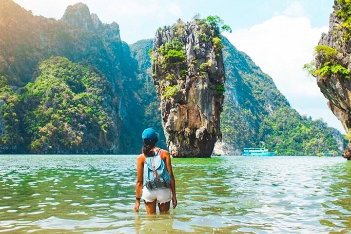 Luksus yachttur i Phukets Phang Nga Bay, besøker James Bond Island og nyter solnedgangen, foto 14 | wizardtrip