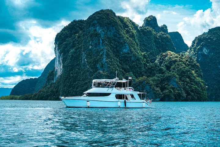 Luksus yachttur i Phukets Phang Nga Bay, besøker James Bond Island og nyter solnedgangen, foto 22 | wizardtrip