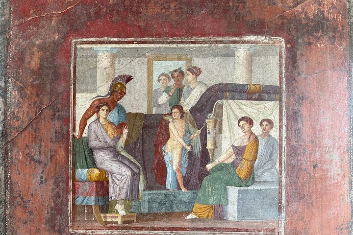 Door archeoloog geleide kleine groepstour die oude Romeinse ruïnes in Pompeii, Italië, verkent, foto 20 | wizardtrip