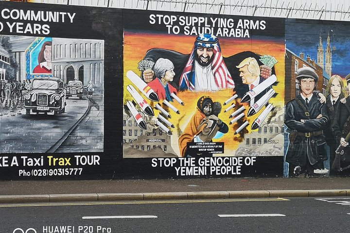 Explorez les murales et les Murs de la Paix de Belfast lors d'une visite privée en taxi avec un guide local, photo 20 | wizardtrip