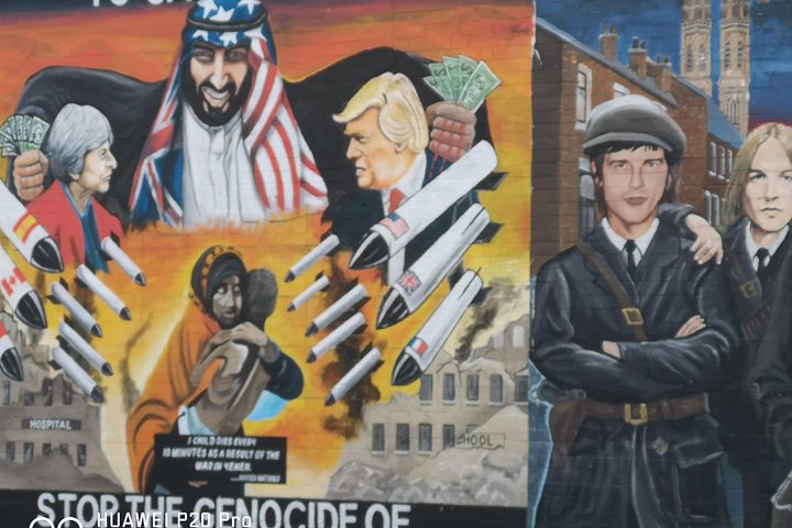 Explorez les murales et les Murs de la Paix de Belfast lors d'une visite privée en taxi avec un guide local, photo 24 | wizardtrip