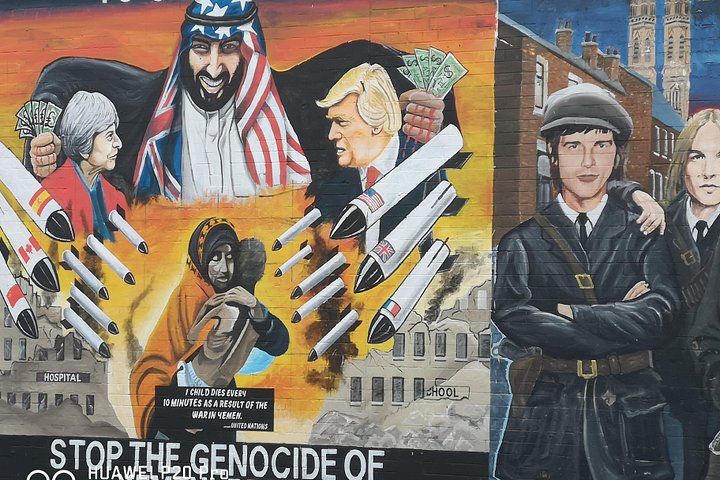 Explorez les murales et les Murs de la Paix de Belfast lors d'une visite privée en taxi avec un guide local, photo 26 | wizardtrip