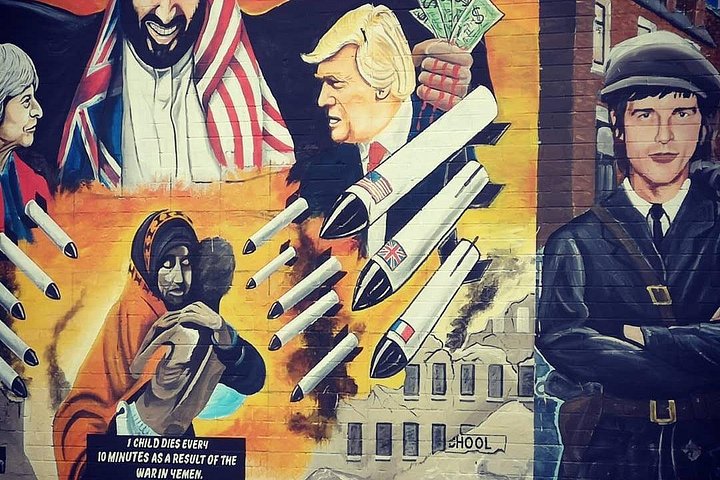 Explorez les murales et les Murs de la Paix de Belfast lors d'une visite privée en taxi avec un guide local, photo 36 | wizardtrip