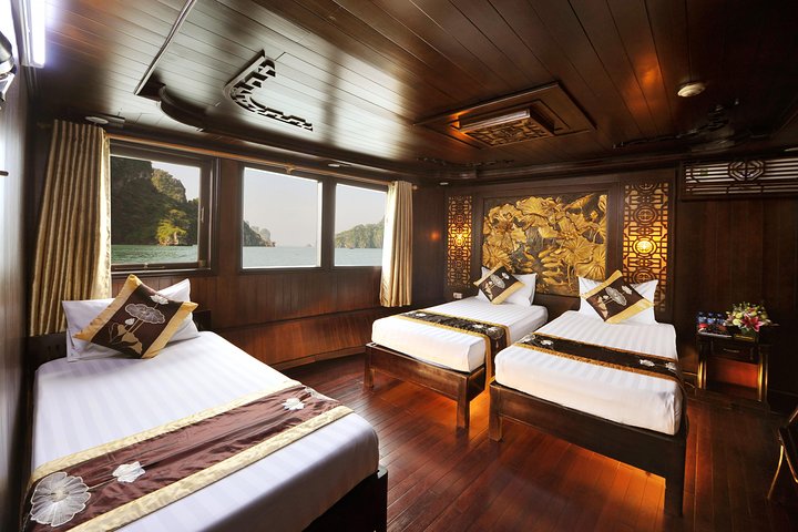 Luxuriöse Kreuzfahrt durch die atemberaubenden Karstlandschaften der Bai Tu Long und Halong Bucht, Vietnam, Foto 8 | wizardtrip