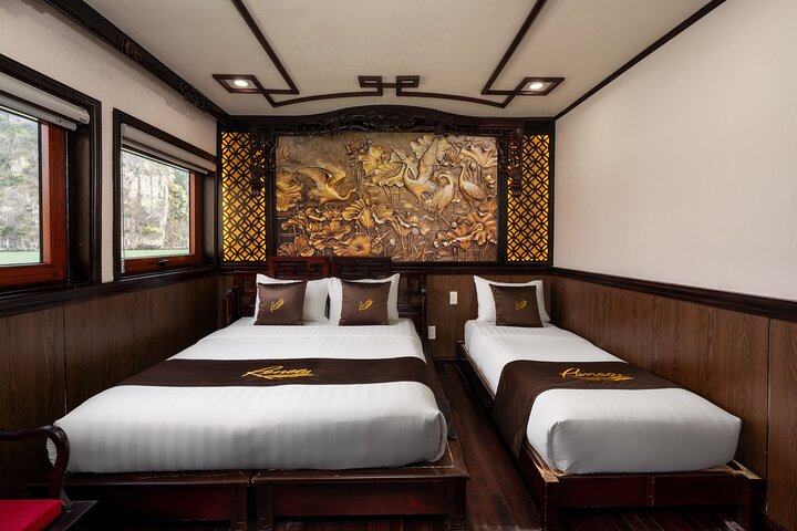 Luxuriöse Kreuzfahrt durch die atemberaubenden Karstlandschaften der Bai Tu Long und Halong Bucht, Vietnam, Foto 15 | wizardtrip