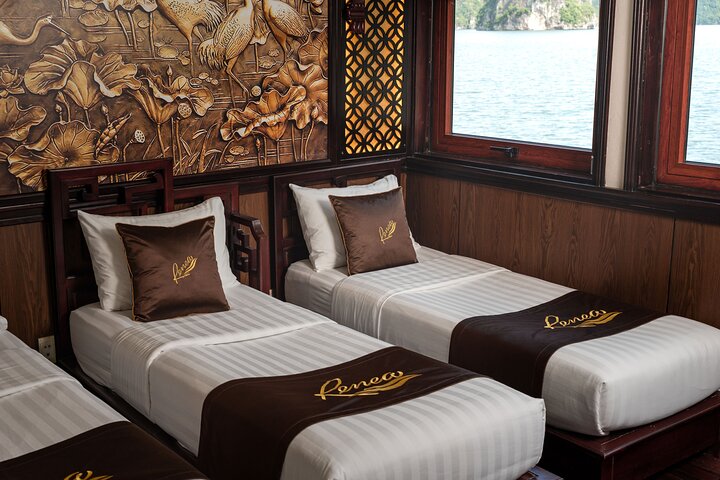 Luxuriöse Kreuzfahrt durch die atemberaubenden Karstlandschaften der Bai Tu Long und Halong Bucht, Vietnam, Foto 19 | wizardtrip
