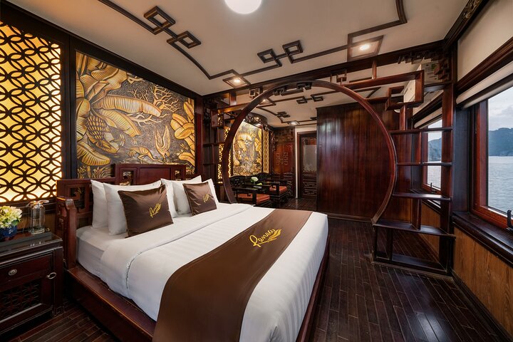 Luxuriöse Kreuzfahrt durch die atemberaubenden Karstlandschaften der Bai Tu Long und Halong Bucht, Vietnam, Foto 40 | wizardtrip