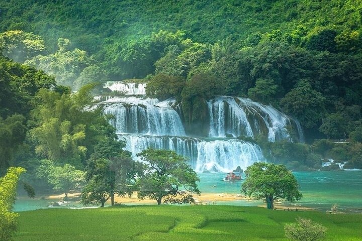 Vues panoramiques de la cascade de Ban Gioc et de la grotte de Nguom Ngao lors d'une visite de 2 jours depuis Hanoï, Vietnam, photo 6 | wizardtrip