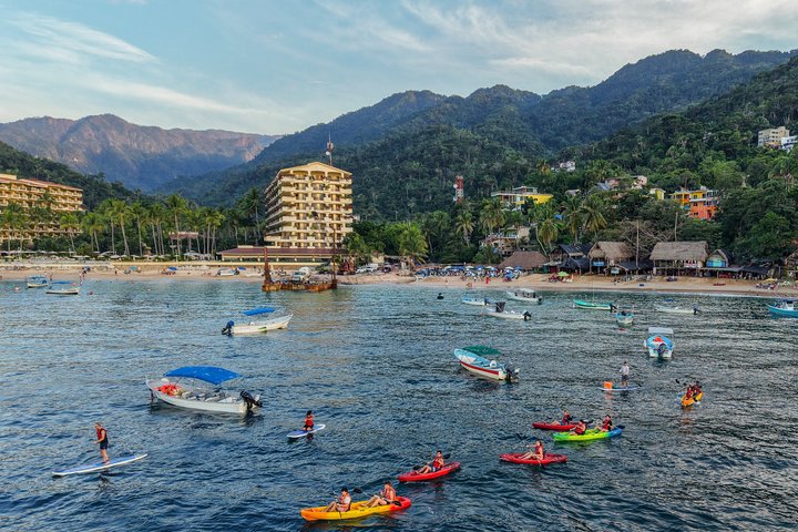 Kajak- och SUP-tur för att se bioluminiscens vid Los Arcos, Puerto Vallarta på natten, foto 9 | wizardtrip