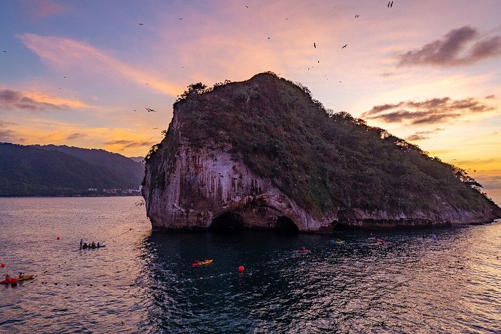 Kajak- och SUP-tur för att se bioluminiscens vid Los Arcos, Puerto Vallarta på natten, foto 21 | wizardtrip