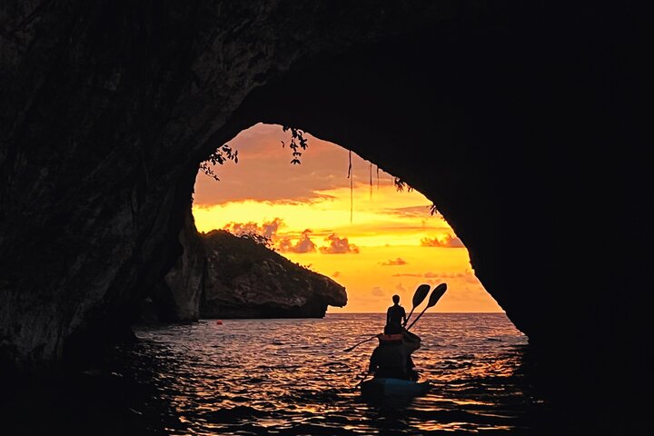 Kajak- och SUP-tur för att se bioluminiscens vid Los Arcos, Puerto Vallarta på natten, foto 24 | wizardtrip