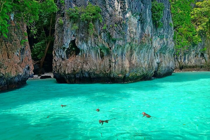 Speedboottour naar Phi Phi en 4 eilanden vanuit Krabi, Thailand, met prachtige stranden en snorkelmogelijkheden, foto 14 | wizardtrip
