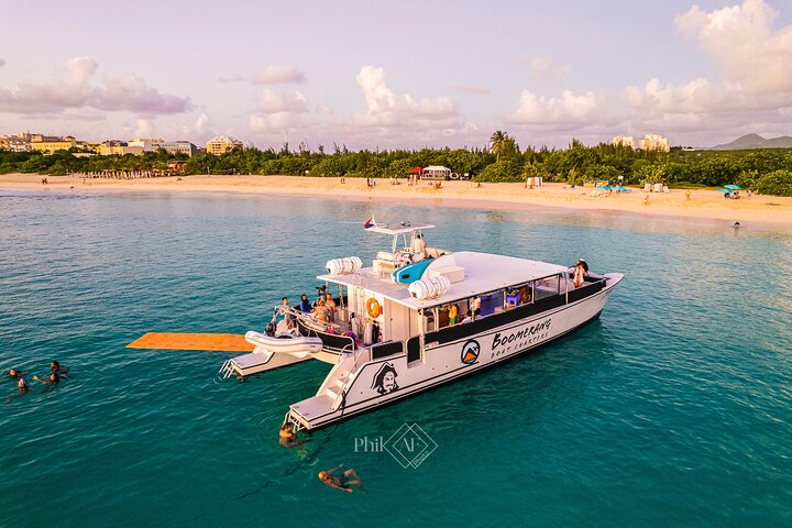 Excursion en bateau à Saint-Martin avec baignade, snorkeling et island hopping, photo 4 | wizardtrip