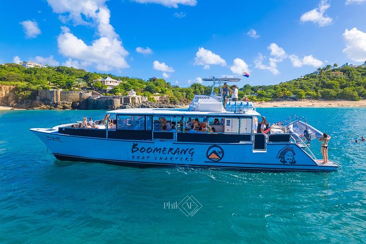 Excursion en bateau à Saint-Martin avec baignade, snorkeling et island hopping, photo 14 | wizardtrip