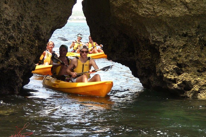 Kajakkpadling gjennom havgrottene og hulene ved Ponta da Piedade, Lagos, Portugal, foto 12 | wizardtrip