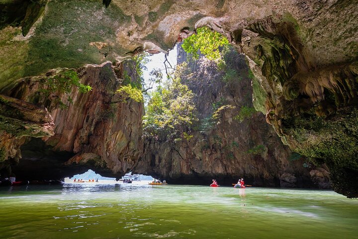Tour en lancha rápida a la isla James Bond, explorando cuevas, lagunas y pueblos flotantes en Phuket, Tailandia, foto 11 | wizardtrip