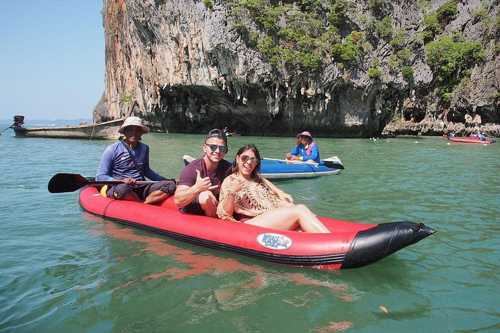 Tour en lancha rápida a la isla James Bond, explorando cuevas, lagunas y pueblos flotantes en Phuket, Tailandia, foto 17 | wizardtrip