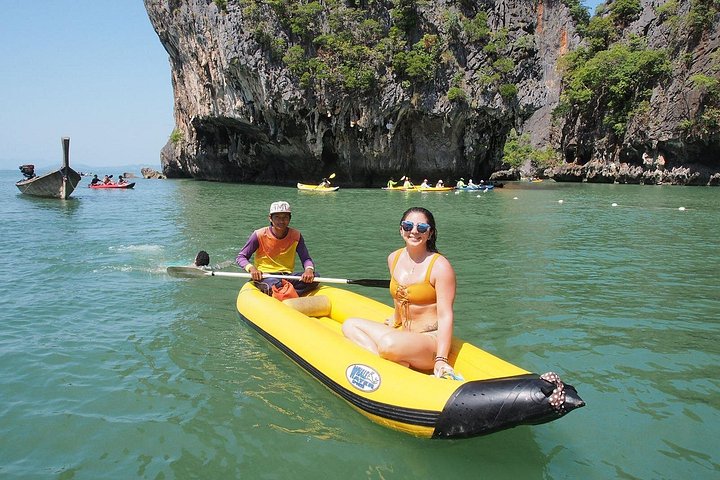 Tour en lancha rápida a la isla James Bond, explorando cuevas, lagunas y pueblos flotantes en Phuket, Tailandia, foto 21 | wizardtrip