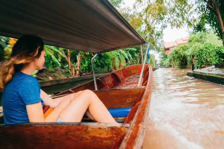 En heldagstur fra Bangkok som besøker Maeklong Railway Market, Damnoen Saduak Flytende Marked og Ayutthaya historiske park, foto 7 | wizardtrip