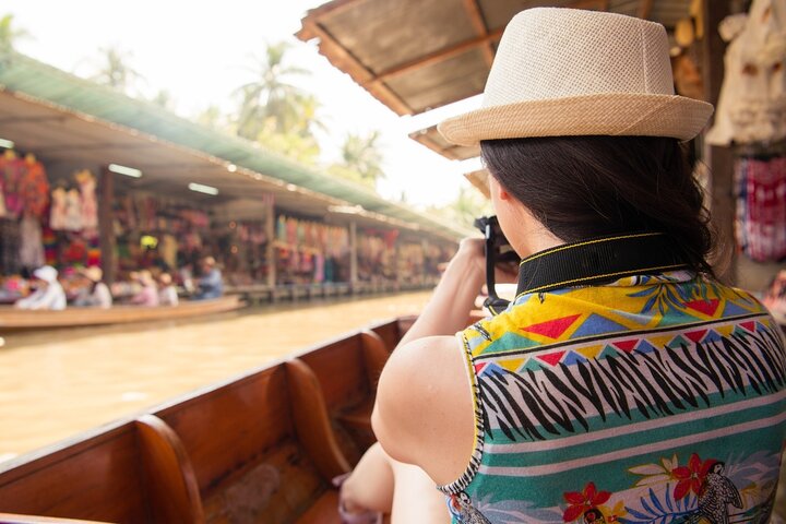 En heldagstur fra Bangkok som besøker Maeklong Railway Market, Damnoen Saduak Flytende Marked og Ayutthaya historiske park, foto 13 | wizardtrip