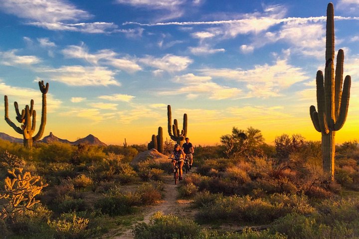 Aventure guidée en vélo électrique à travers le paysage pittoresque du désert de Sonora près de Phoenix, photo 12 | wizardtrip