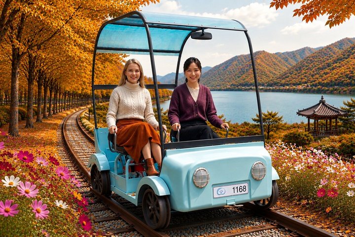 Nami Island, K-garden en Gangchon Rail Bike tour vanuit Seoul | wizardtrip