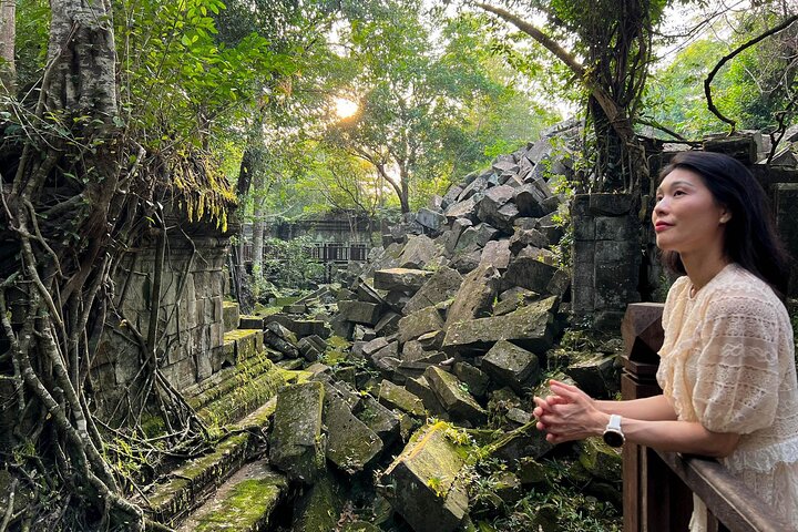 Full-day tour exploring Kulen Mountain, Beng Mealea jungle temple, and Tonlé Sap floating village near Siem Reap, photo 6 | wizardtrip