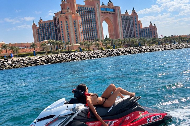 Exclusive 1HR Jet Ski Tour - Burj Al Arab & Atlantis | wizardtrip