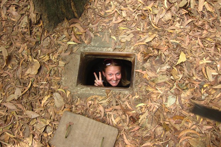 Utforska de historiska Cu Chi-tunnlarna, ett vidsträckt underjordiskt nätverk som användes under Vietnamkriget, nära Ho Chi Minh-staden, foto 8 | wizardtrip