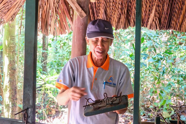 Utforska de historiska Cu Chi-tunnlarna, ett vidsträckt underjordiskt nätverk som användes under Vietnamkriget, nära Ho Chi Minh-staden, foto 11 | wizardtrip