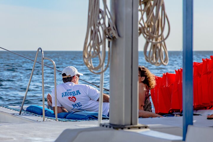 Sunset catamaran cruise in Aruba with swimming and open bar, photo 9 | wizardtrip