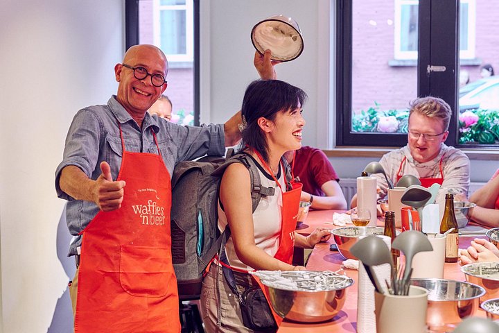 Praktischer Workshop für belgische Waffeln und Bier in Brügge mit Verkostung und Backen, Foto 12 | wizardtrip