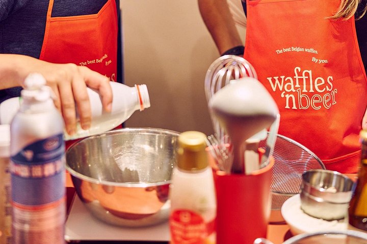 Praktischer Workshop für belgische Waffeln und Bier in Brügge mit Verkostung und Backen, Foto 14 | wizardtrip