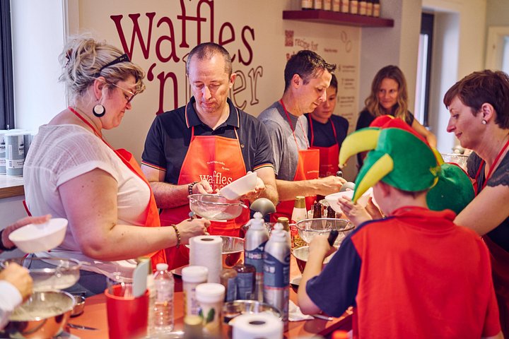Praktischer Workshop für belgische Waffeln und Bier in Brügge mit Verkostung und Backen, Foto 15 | wizardtrip