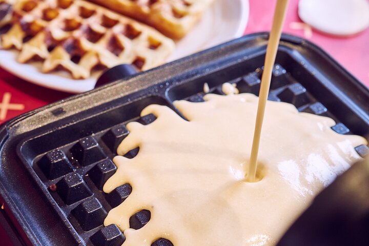 Praktischer Workshop für belgische Waffeln und Bier in Brügge mit Verkostung und Backen, Foto 19 | wizardtrip