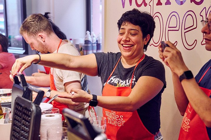 Praktischer Workshop für belgische Waffeln und Bier in Brügge mit Verkostung und Backen, Foto 20 | wizardtrip