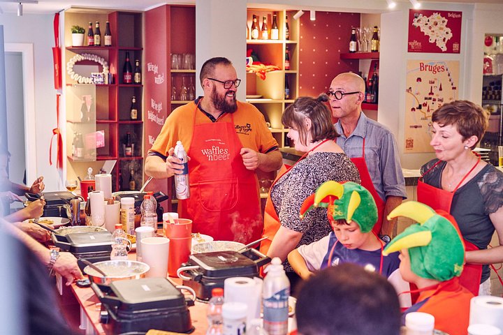 Praktischer Workshop für belgische Waffeln und Bier in Brügge mit Verkostung und Backen, Foto 26 | wizardtrip