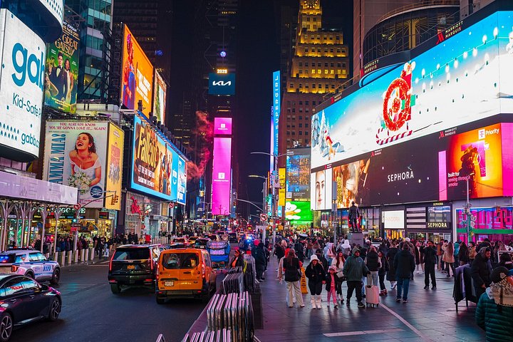 タイムズスクエア、エンパイアステートビルディング、ブルックリンブリッジなどのニューヨークのランドマークの夜のバスツアー、写真12 | wizardtrip