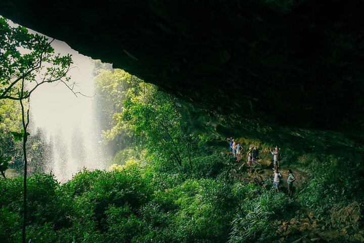 Guidad vandring till de fantastiska Tamarind Falls (7 vattenfall) på Mauritius, med frodig natur och vattenfall, foto 8 | wizardtrip