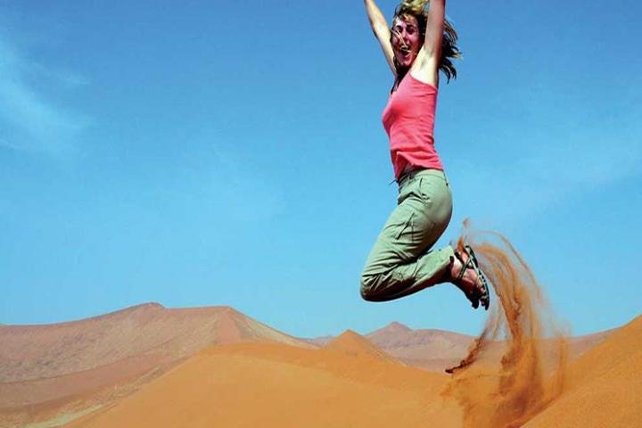 Experience a thrilling morning desert safari in Dubai with dune bashing, sandboarding, and camel rides, photo 9 | wizardtrip