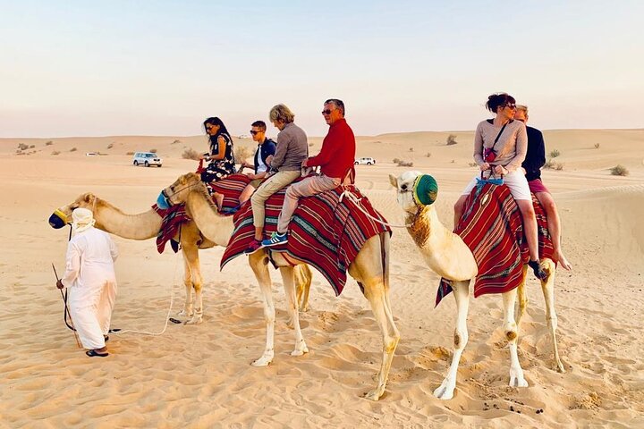 Experience a thrilling morning desert safari in Dubai with dune bashing, sandboarding, and camel rides, photo 10 | wizardtrip