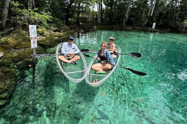 Klar kajakktur i Crystal River, Florida, som utforsker kilder og observerer manater, foto 27 | wizardtrip