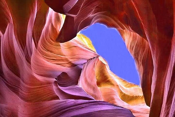 Eine geführte Tour durch die atemberaubenden, engen Slot Canyons des Lower Antelope Canyon bei Page, Arizona, Foto 6 | wizardtrip
