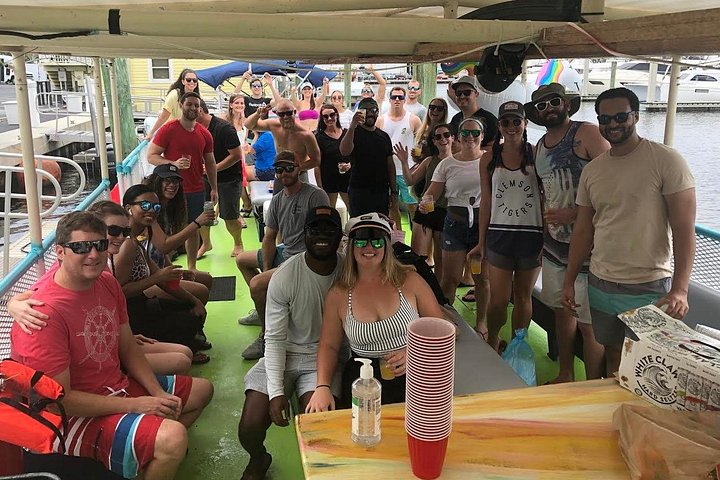 Party boat cruise in Fort Lauderdale, featuring yachts, mansions, and a sandbar swim, photo 9 | wizardtrip