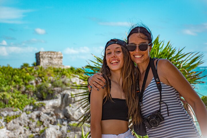 Full-day tour combining Tulum ruins, reef snorkeling, cenote swim, and Mayan ceremony in Cancun, photo 1 | wizardtrip