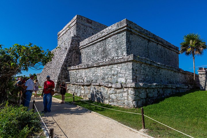 Heldagstur, der kombinerer Tulum-ruiner, snorkling ved revet, svømning i cenote og mayaceremoni fra Cancun, foto 16 | wizardtrip