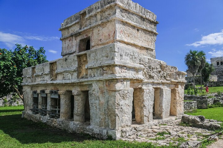 Heldagstur, der kombinerer Tulum-ruiner, snorkling ved revet, svømning i cenote og mayaceremoni fra Cancun, foto 28 | wizardtrip