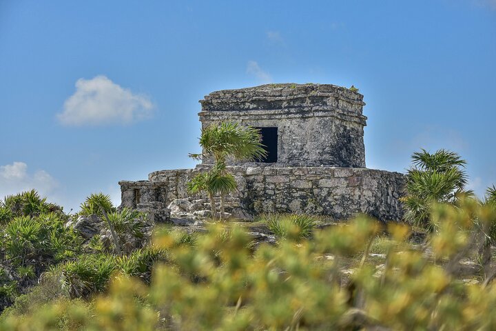 Heldagstur, der kombinerer Tulum-ruiner, snorkling ved revet, svømning i cenote og mayaceremoni fra Cancun, foto 30 | wizardtrip