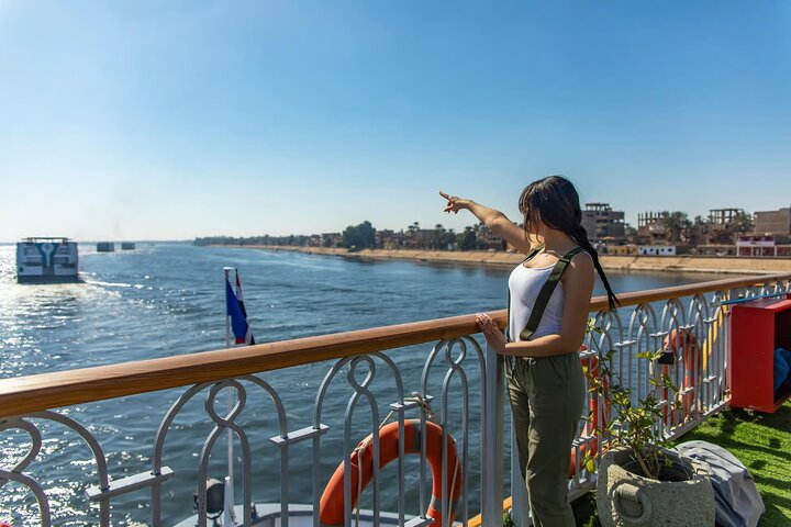 Een schilderachtige Nijlcruise van Aswan naar Luxor, Egypte, met oude tempels en ballonvaarten, foto 11 | wizardtrip